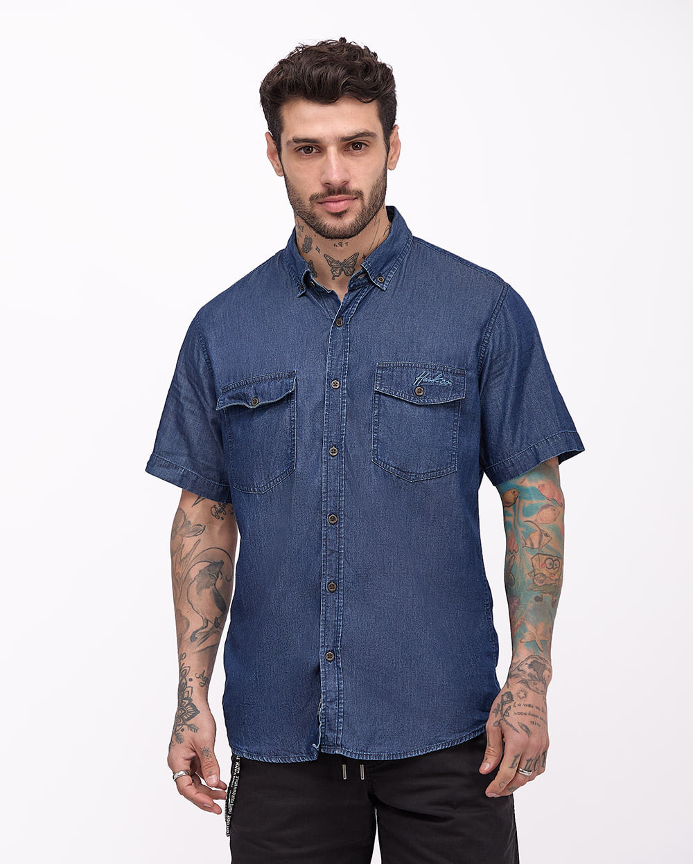 Camisa-Hombre-Kent-Medium-Wash-M