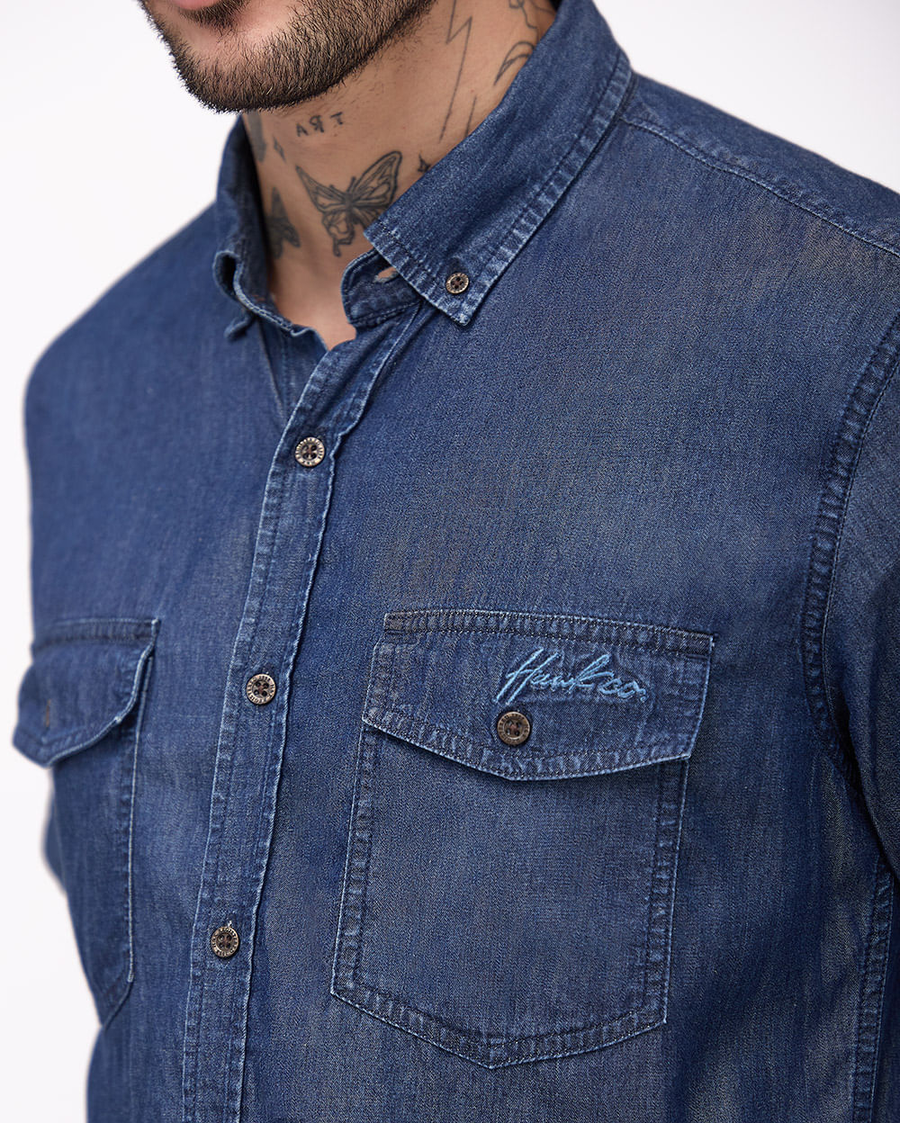 Camisa-Hombre-Kent-Medium-Wash-M