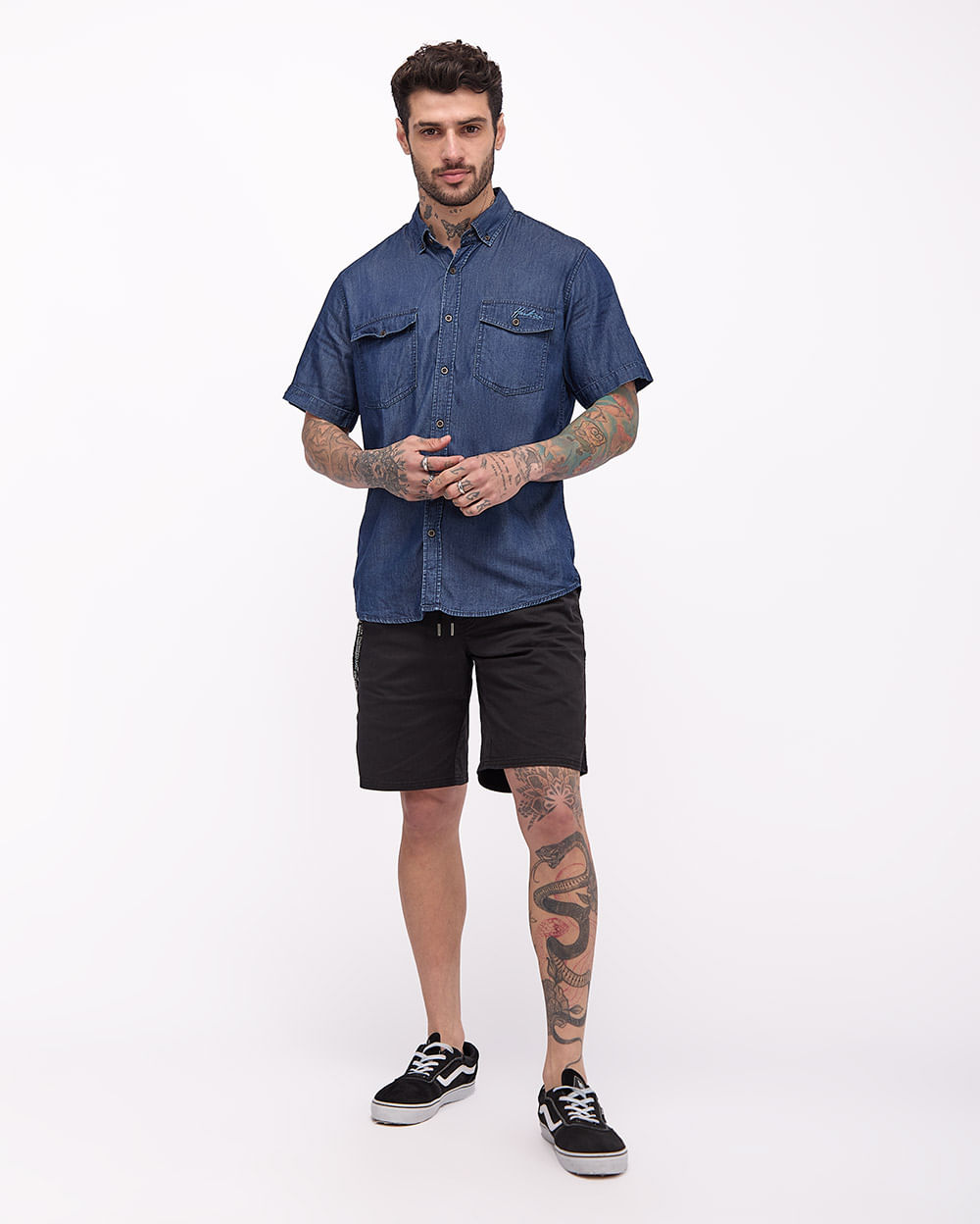 Camisa-Hombre-Kent-Medium-Wash-M