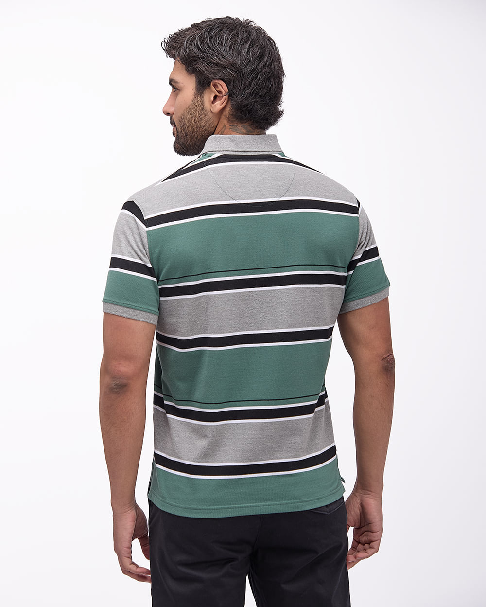 Polo-Cuello-Camisa-Hombre-Saylor-Verde-Bronze-M