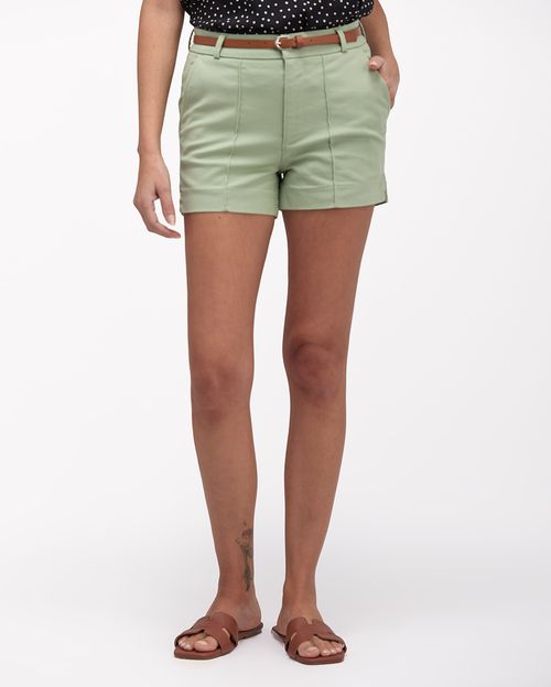 Short Mujer Maddy Verde Empolvado