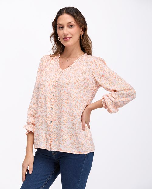 Blusa Mujer Agatha Print Melon