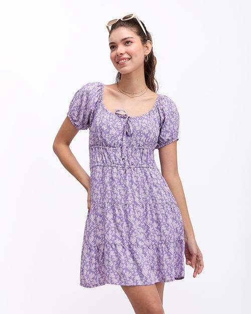 Vestido Mujer Sol Lila Lavanda