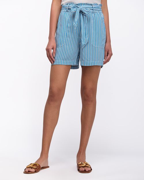 Short Mujer Veronaz Print Acero Intenso