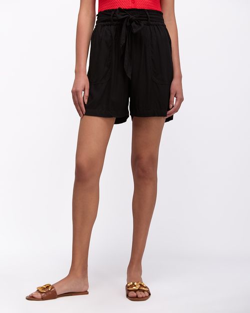 Short Mujer Veronaz Solid Negro