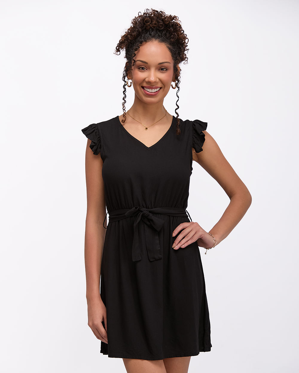Vestido-Mujer-Olenka-Solid-Negro-S