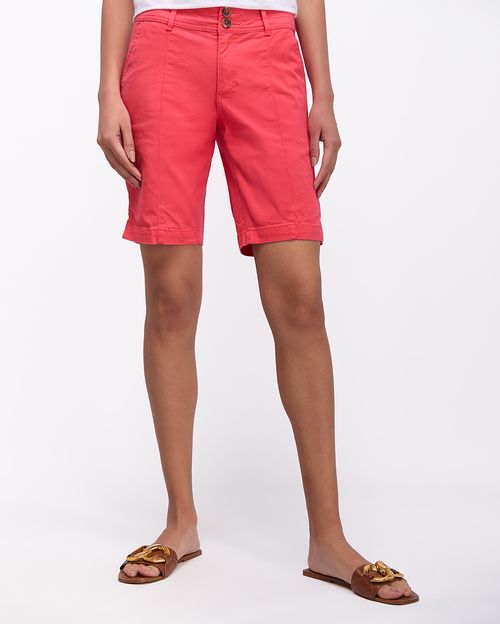 Bermuda Mujer Margot Rojo Flama