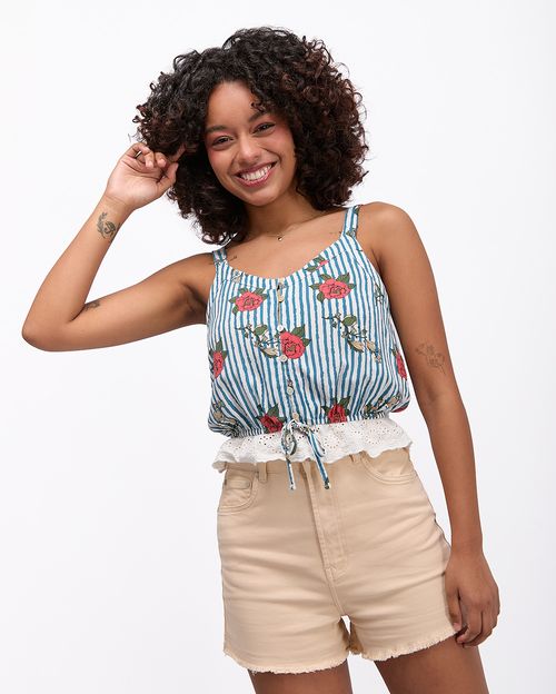 Top Mujer Bakti Blanco