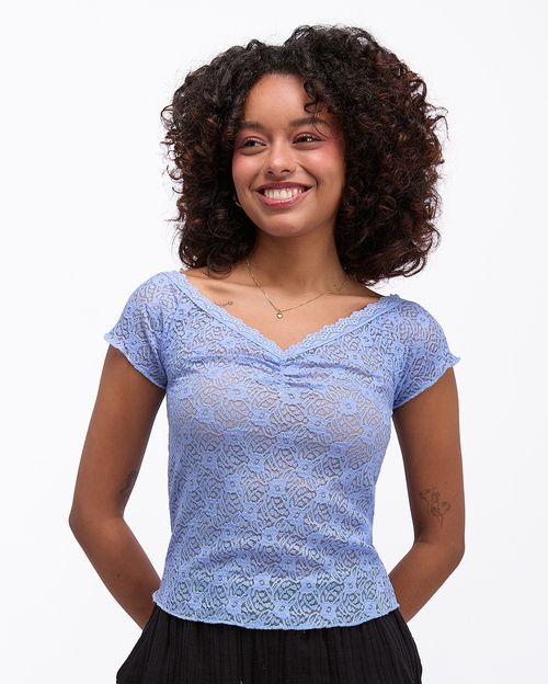 Polo Mujer Pimentel Celeste Dusk