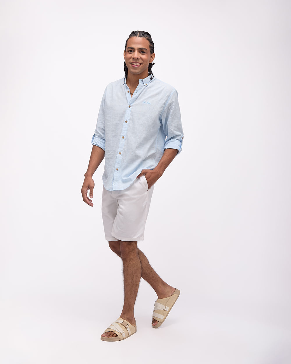 Camisa-Hombre-Piet-Celeste-M