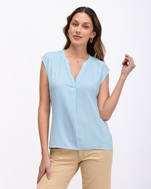 Blusa Mujer Eida Celeste
