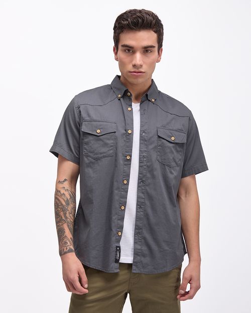 Camisa Hombre Jeannew Gris Noche