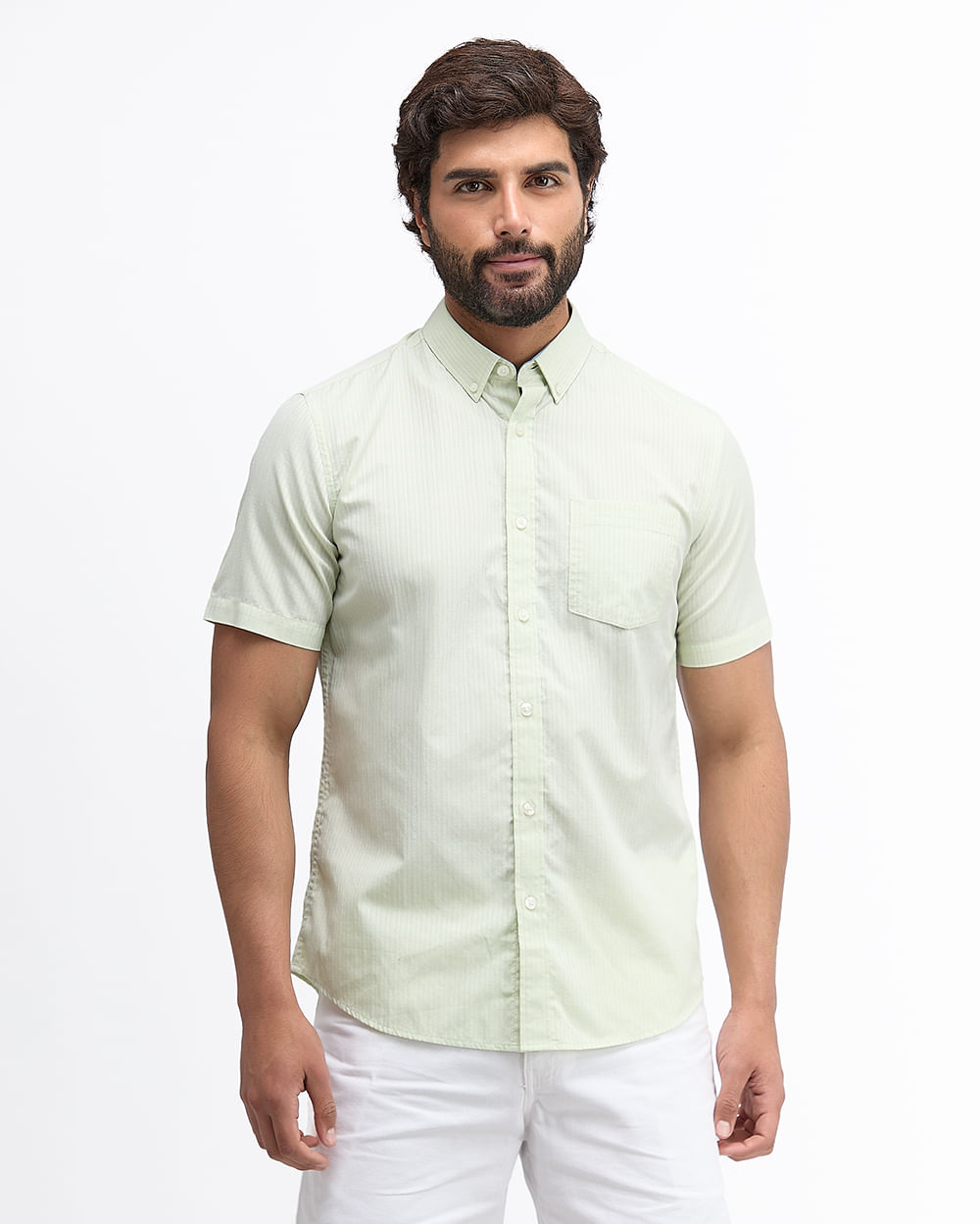 Camisa-Hombre-Ruben-Verde-Pastel-M