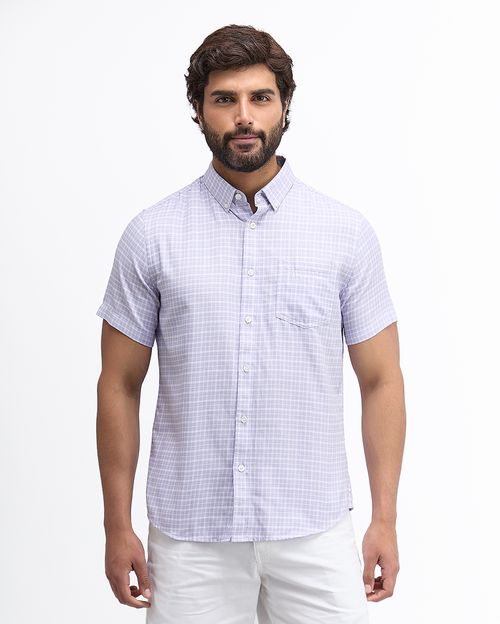 Camisa Hombre Ruben Lila Lavanda