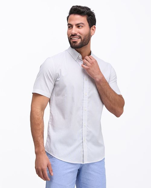 Camisa Hombre Ruben Amarillo Pastel