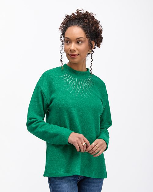 Chompa Mujer Sali Verde Cali