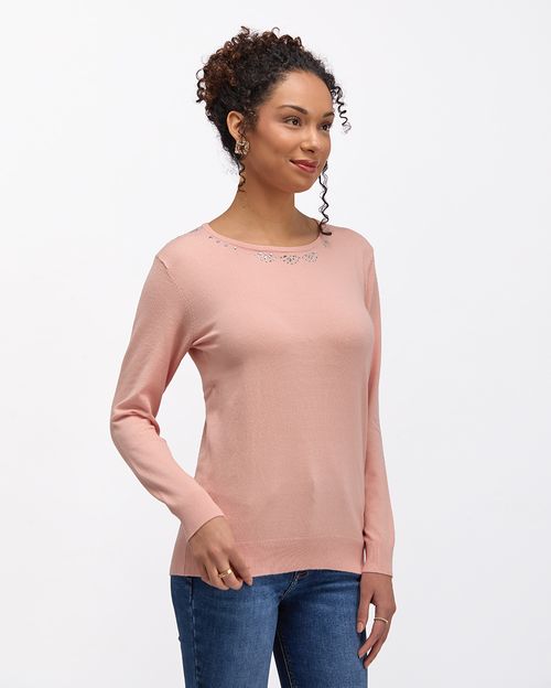Chompa Mujer Namora Rosa Silver