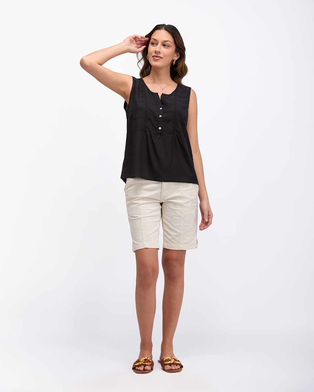Blusa-Mujer-Maribel-Solid-Negro-S