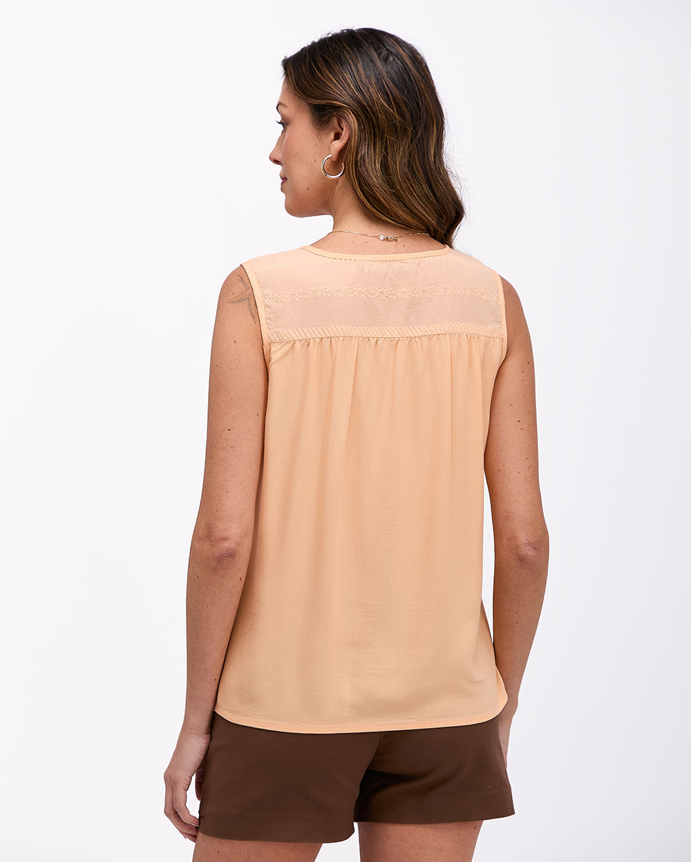 Blusa-Mujer-Maribel-Solid-Melon-Sunset-S