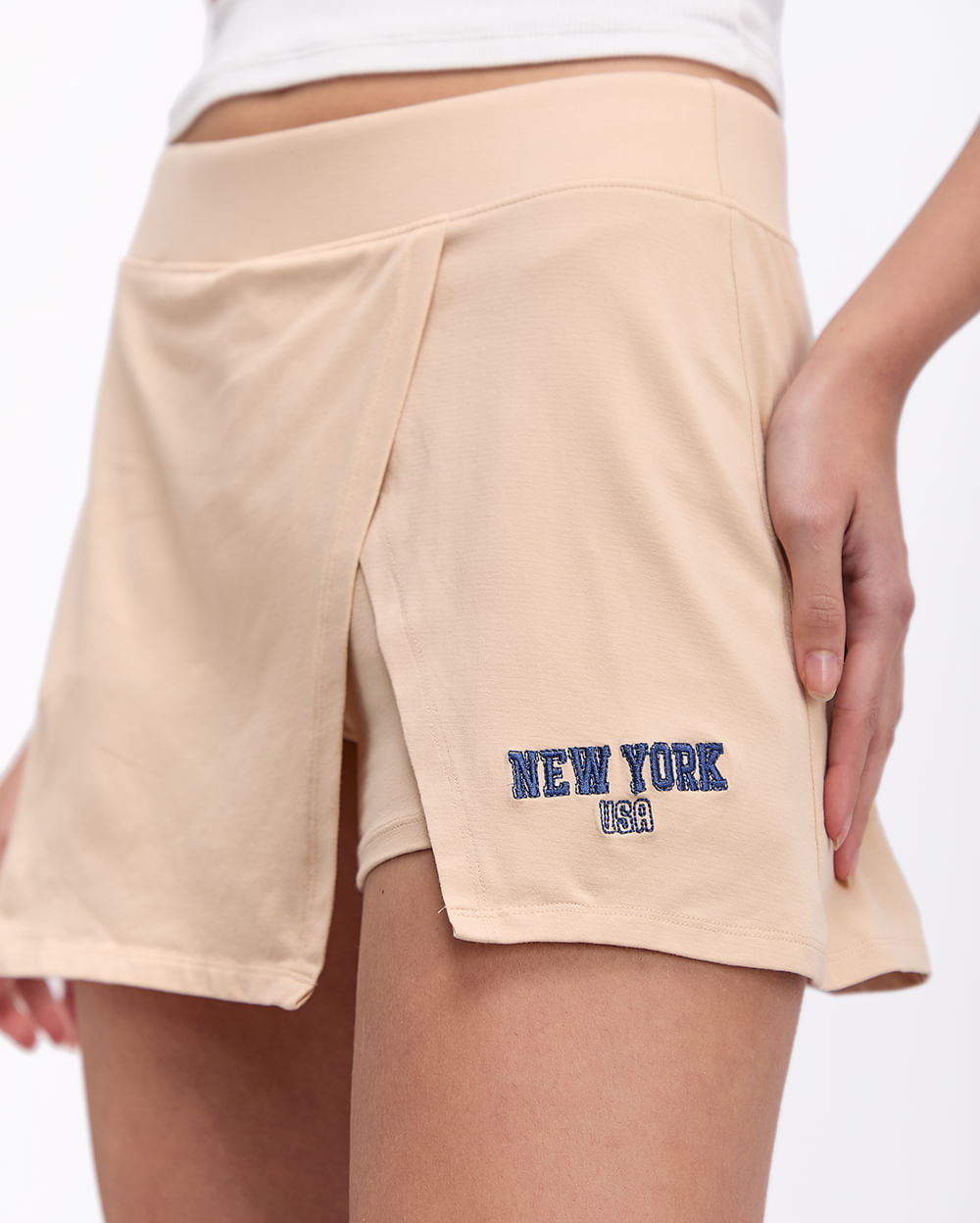 Falda-Mujer-Isabella-Beige-S