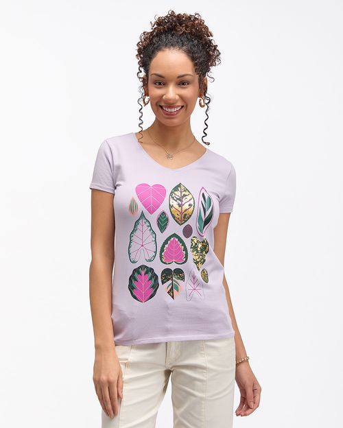 Polo Mujer Romelia Lila Empolvado