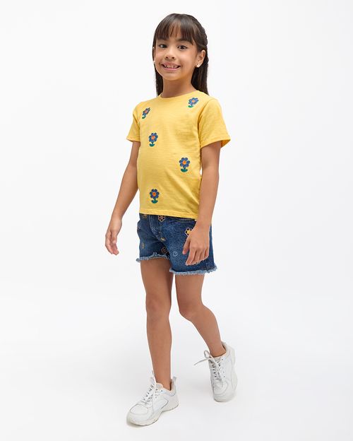Polo Niña Erea Amarillo Maiz