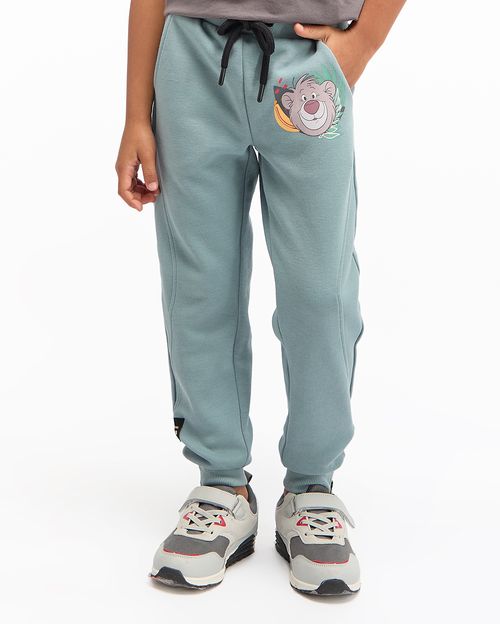 Jogger Niño Bernardo Verde Cemento