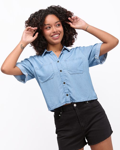 Blusa Mujer Valentina Light Wash