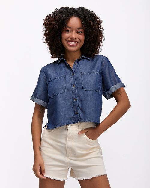 Blusa Mujer Valentina Dark Wash