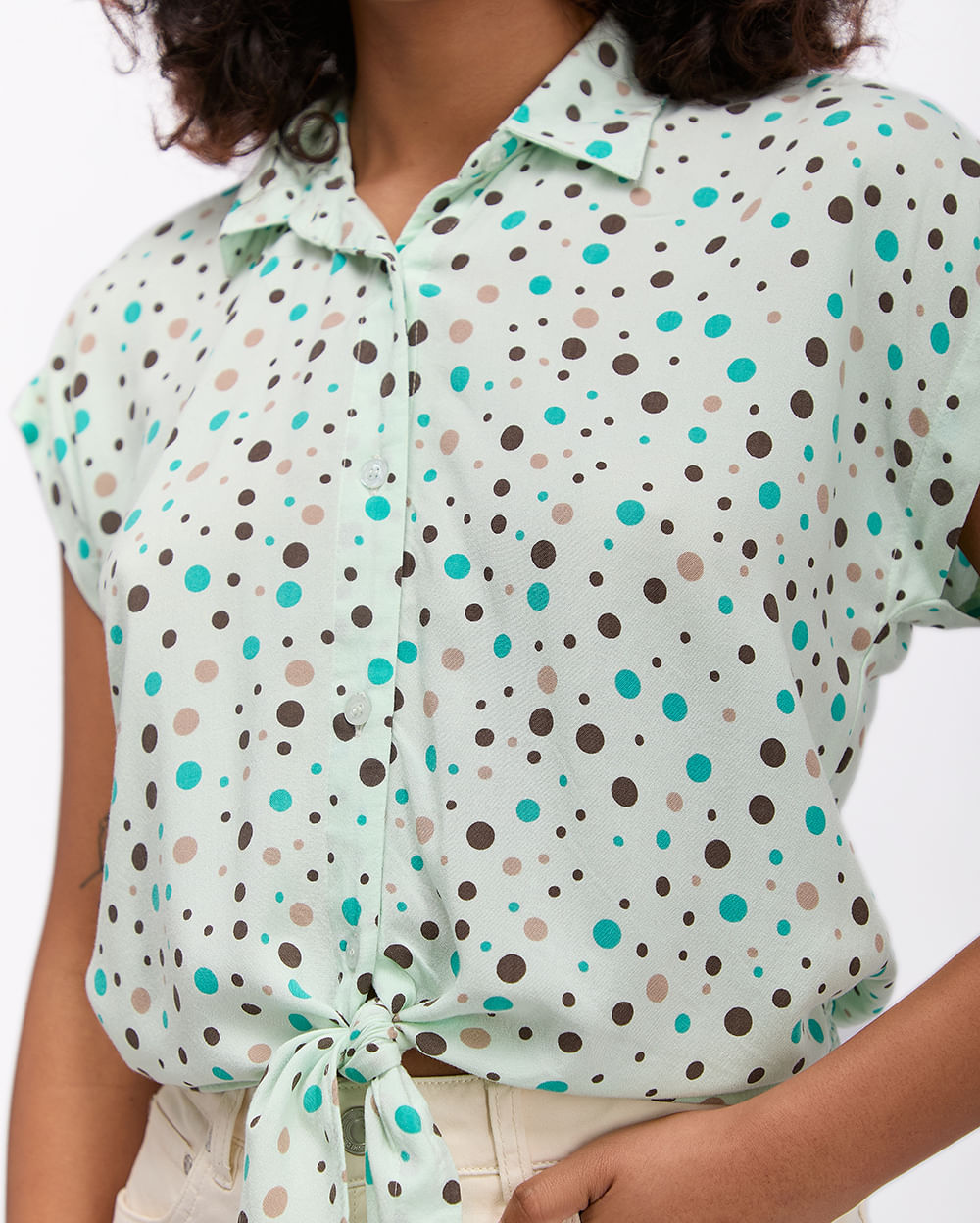 Blusa-Mujer-Sima-Verde-Pastel-S
