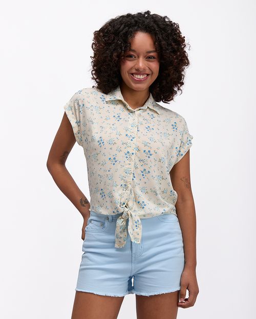 Blusa Mujer Sima Amarillo Pastel
