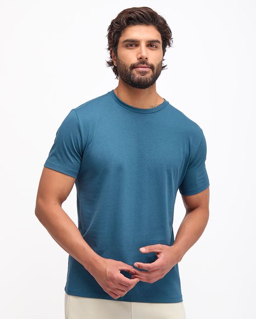 Polo Hombre José Core Azul Acero