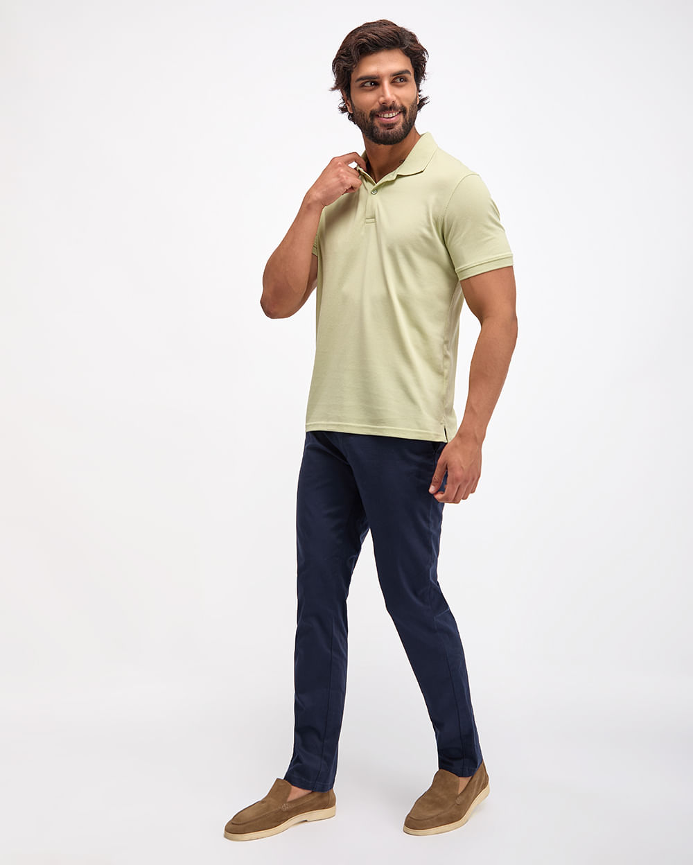 Polo-Cuello-Camisa-Hombre-Renato-Verde-Lima-M