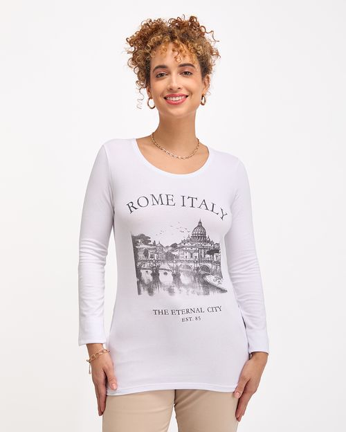 Polo Mujer Solange Blanco
