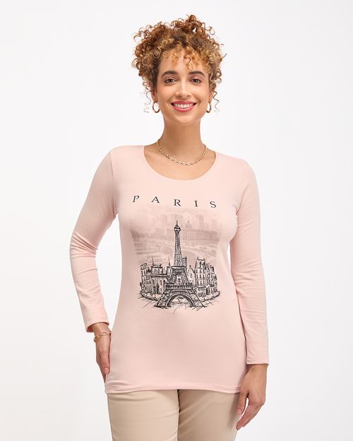 Polo Mujer Solange Rosado