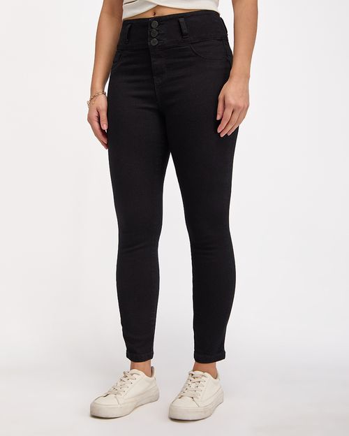 Jean Mujer Gia Black Denim