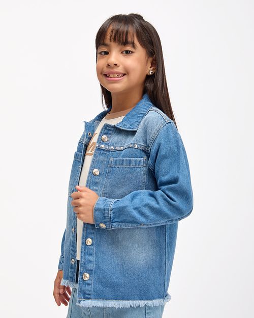 Casaca Niña Fontana Light Wash