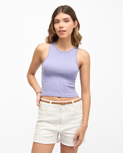 Top Mujer Tania Lila Lavanda