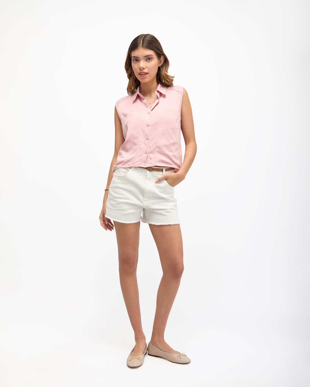 Blusa-Mujer-Lila-Rosado-S