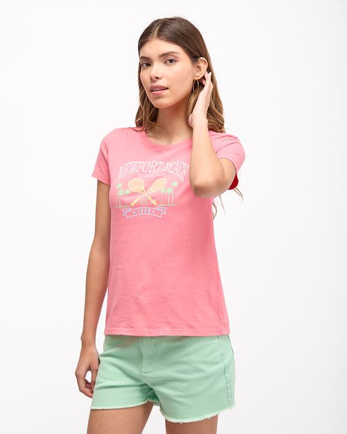 Polo Mujer Harumi Rosado Cristal