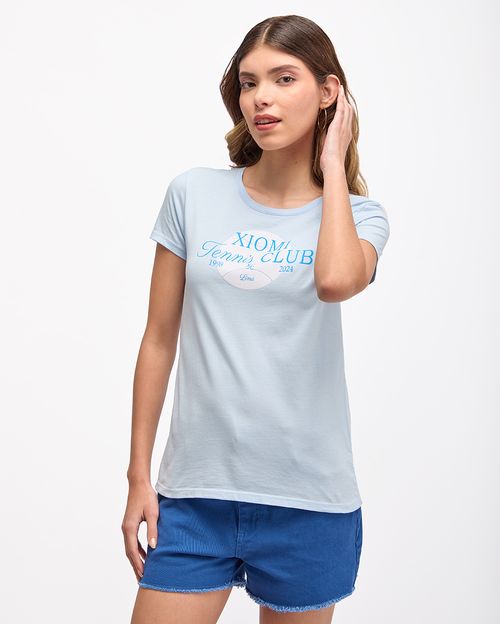 Polo Mujer Harumi Celeste Agua