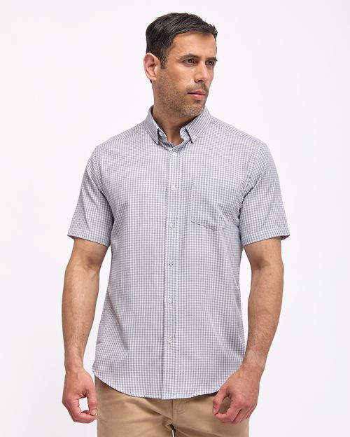Camisa Hombre Ruben Gris Glaciar