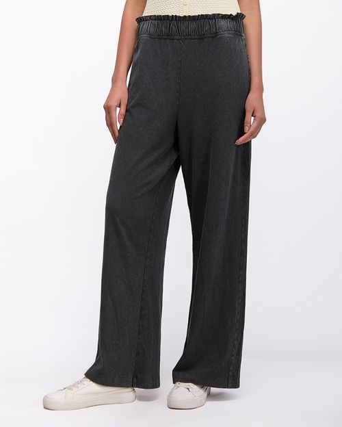 Pantalón Mujer Lila Negro