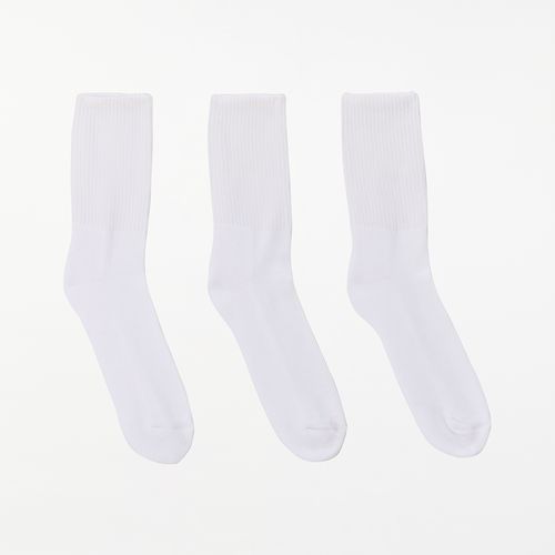 Calcetines Pack x 3 Hombre Malcom Blanco
