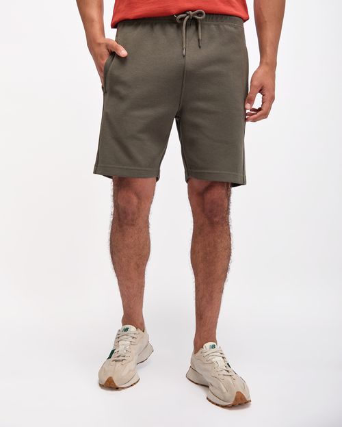 Bermuda Hombre Alfred Verde Militar