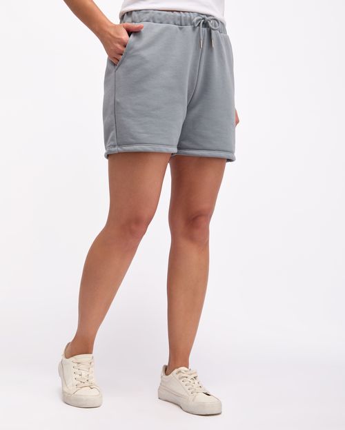 Short Mujer Alexa Gris Cemento