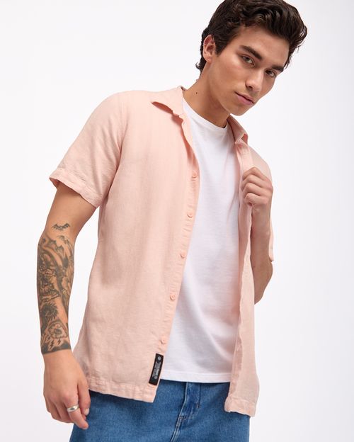 Camisa Hombre Levi Rosado