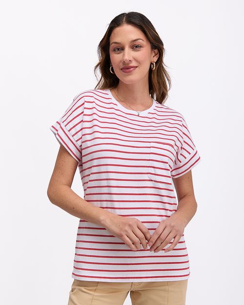 Polo Mujer Cecy Rojo Flama