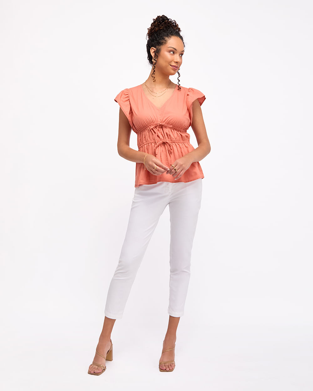 Blusa-Mujer-Adriana-Naranja-Sunset-S