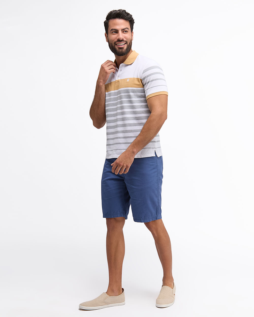 Polo-Cuello-Camisa-Hombre-Saylor-Beige-Crema-M